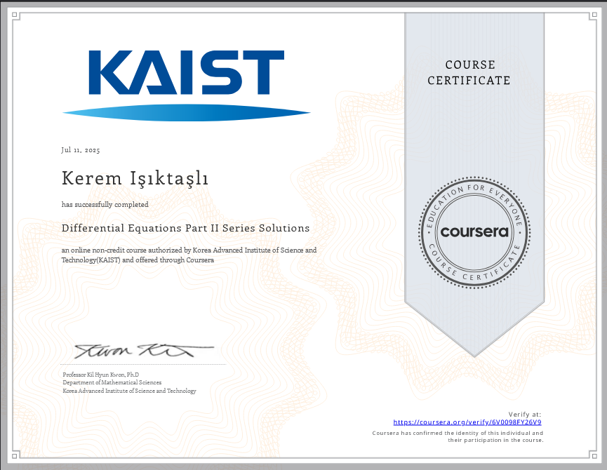 3D Design Certificate